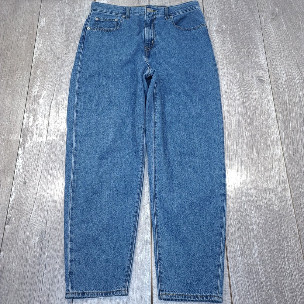 Levis High Loose Taper Jeans Womens 30 Blue High Rise Relaxed Denim Pants